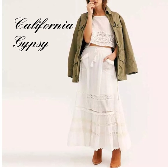 Gypsy hippie boho festival summer skirt - Picture 9 of 10